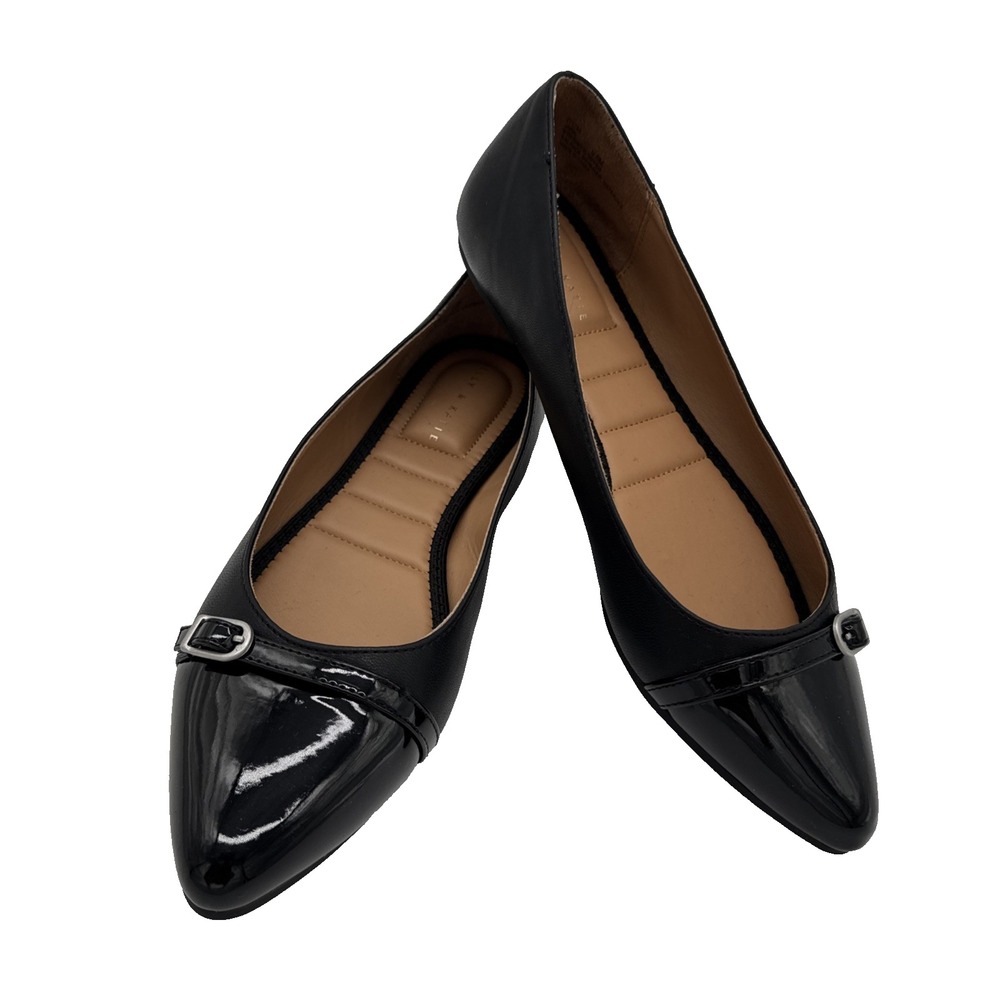 Kelly & Katie Black Women's Shoes Size 9.5 M Comfort Support Jana Cushioned Flat